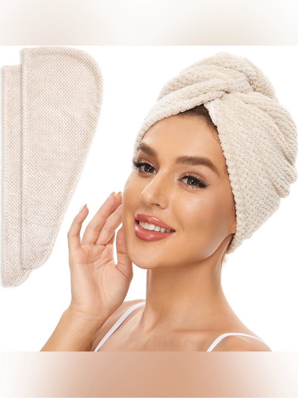 2 new Microfiber Hair Towel Wraps